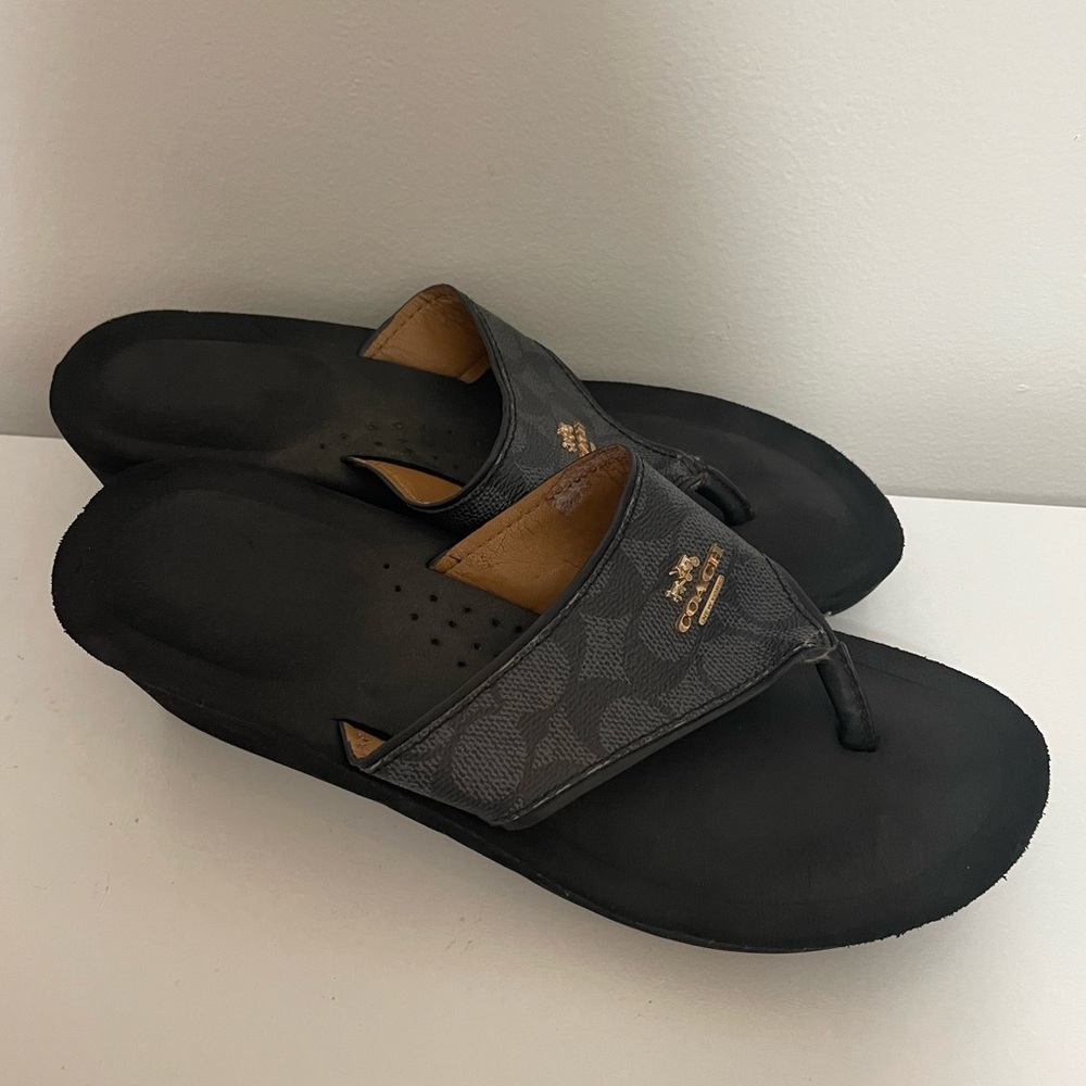 Coach sandal with wedge Size 8